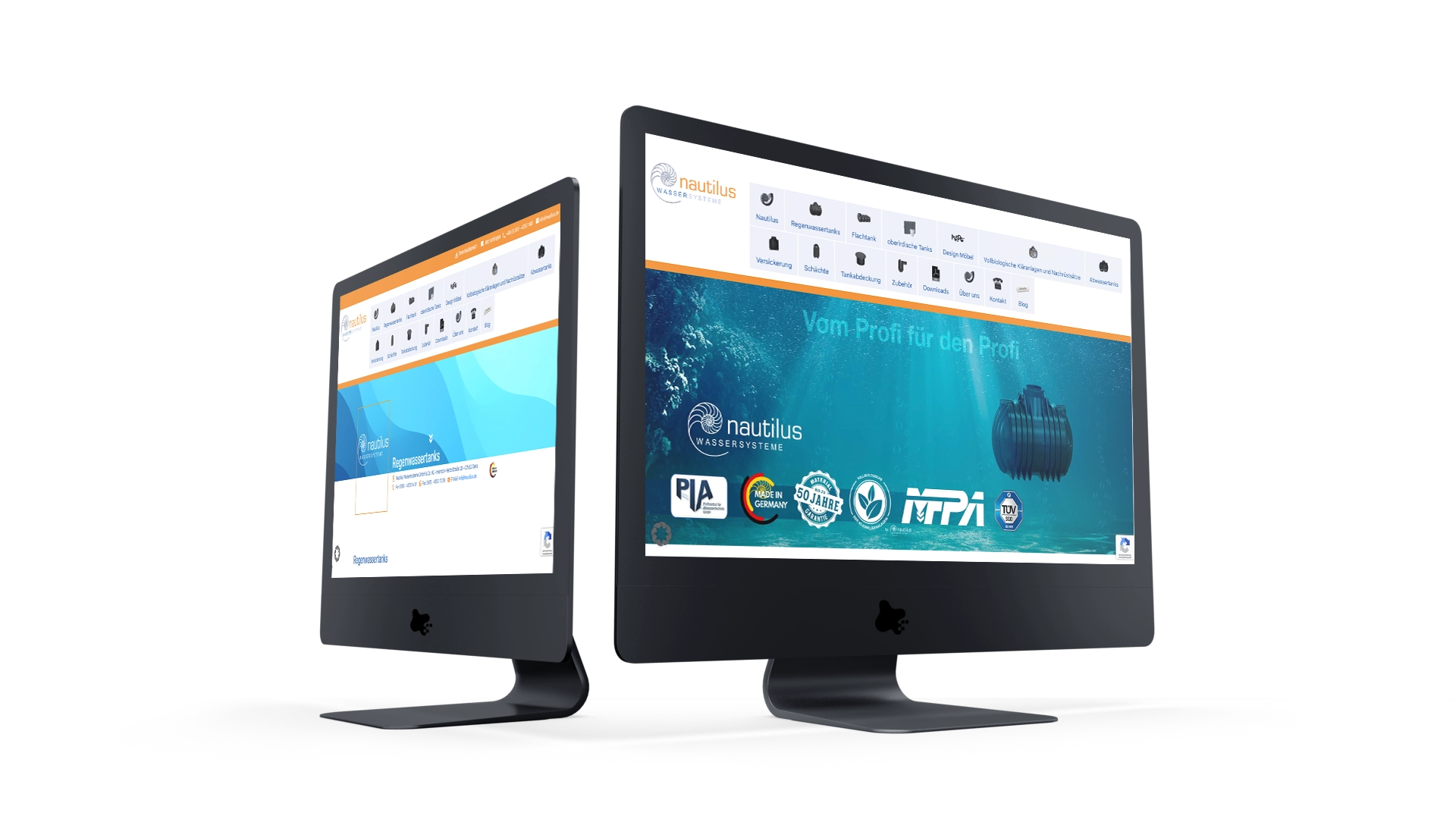 Webdesign Redesign Nautilus Gera